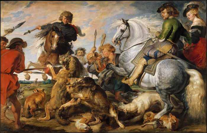 Peter Paul Rubens | Wolf and Fox Hunt